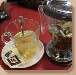 Cold and Hot, our tea is freshly made!
