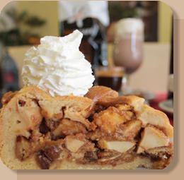 Our homemade apple pie!